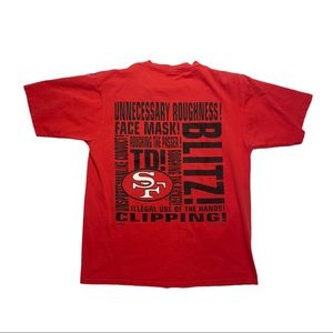 Vintage San Francisco 49ers nutmeg 1990s t shirt